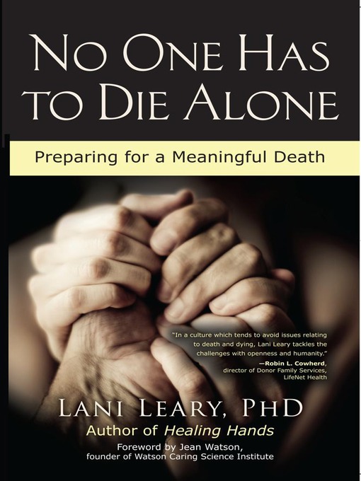 Title details for No One Has to Die Alone by Lani Leary - Wait list